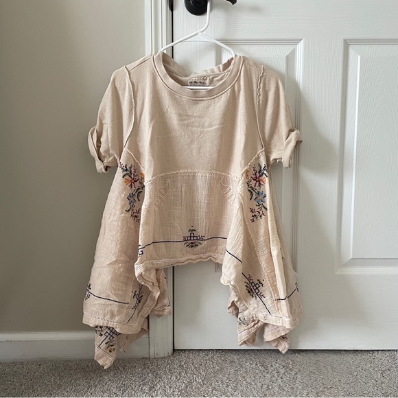 Free People Keeping It Folk Tee, XS - Picture 3 of 5